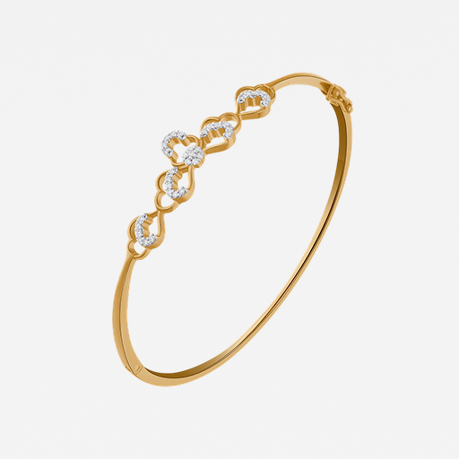 Aishwarya Diamond Bracelet Gold