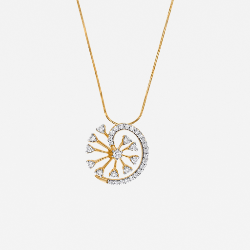 ERYX DIAMOND PENDANT Gold