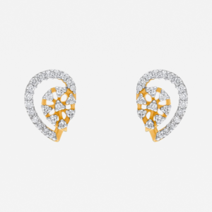 EVANDER DIAMOND EARRING Gold