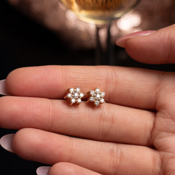 Classic Seven-Stone Diamond Studs product images