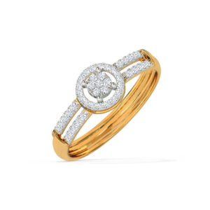 Halo Spark Diamond Finger Ring