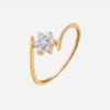 Ishani Diamond Finger Ring Gold