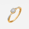 LUMIRA DIAMOND FINGER RING Gold