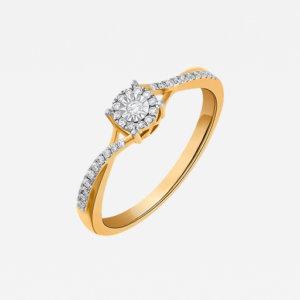 LUMIRA DIAMOND FINGER RING Gold