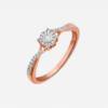 LUMIRA DIAMOND FINGER RING RoseGold