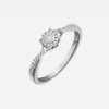 Lumira Diamond Finger Ring Silver