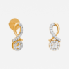 SELENE DIAMOND EARRING Gold