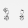 SELENE DIAMOND EARRING Silver